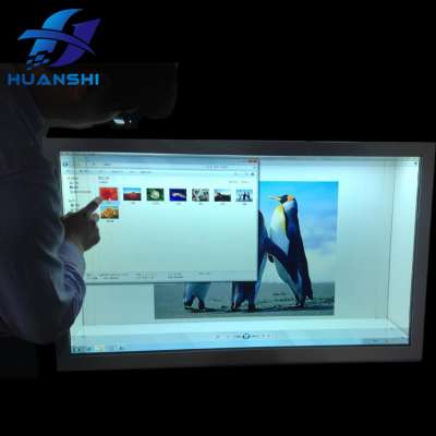 Transparent Lcd Display Box with Touch Screen 21.5"-65"